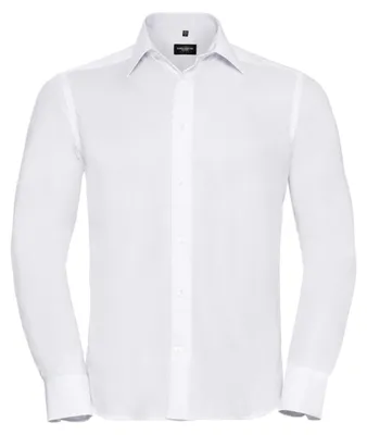 Produktbild von Russell Collection - "Ultimate" Hemd Bügelfrei für Herren Langärmlig LT4638 (4XL) (Weiß)