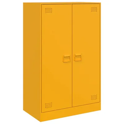 Productafbeelding van Dressoir 67x39x107 cm staal mosterdgeel