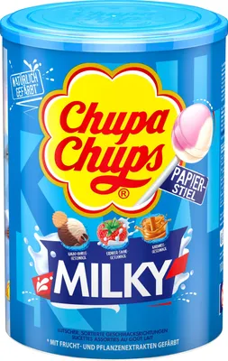 Produktbild von Chupa Chups Milch Lutscher Milky Lolly 100 Stück