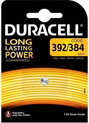 Produktbild von Duracell Batterie Silver Oxide Knopfzelle 392/384 Blister (1-Pack) 067929