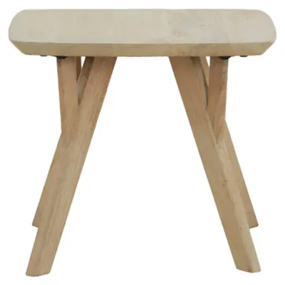 Image de Table d'appoint QUENZA en bois de mango naturel – 50x50x42 cm