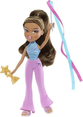 Obrázok produktu pre Bratz Play Sportz Yasmin bábika, gymnastka, vrátane športových doplnkov, od 6 rokov