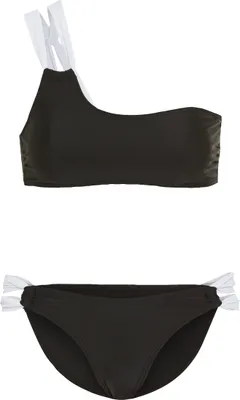 Produktbild von LSCN by Lascana Bustier-Bikini schwarz-weiß Größe 44 Cup C/D