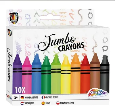 Produktbild von Jumbo Buntstifte 10 Stück Ungiftiges Malerset für Kinder
