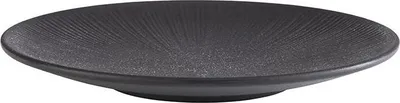Produktbild von APS 85064 Teller NERO, Ø 26 cm, Höhe 3 cm, Melamin, schwarz