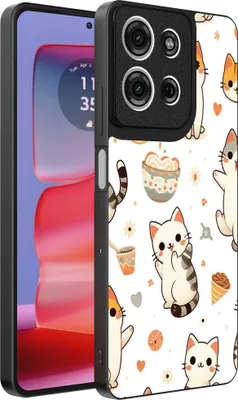 Obrázek produktu pro Vhodné pro Motorola Edge 50 Pro Pouzdro na telefon s potiskem kočky - TPU zadní kryt pouzdro kočka - Smartphonics