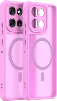 Produktbild von Magsafe Handyhülle für Motorola Moto G86 Matt Case Schutzhülle Kratzfest Magnet Hülle Moto G86 Pink