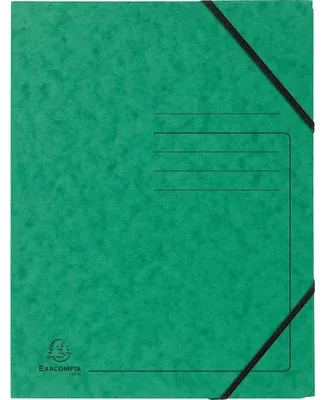 Produktbild von Exacompta Eckspanner 555413E DIN A4 Karton grün