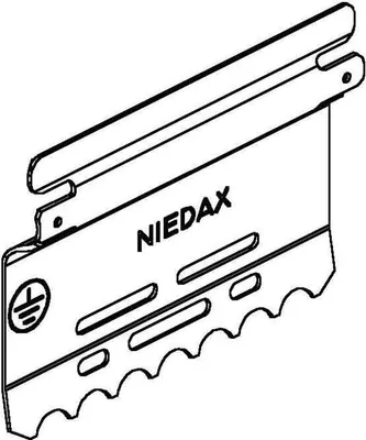 Produktbild von Niedax Stoßstellenverbinder LST 40 E3