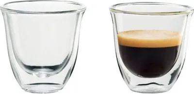 Produktbild von DELONGHI Espressogläser doppelwandige Espresso Thermogläser 60 ml 2er Set