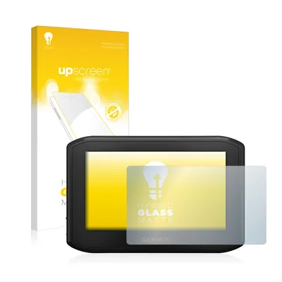 Produktbild von upscreen Entspiegelungs Schutzglas für Garmin zumo 396 LMT-S Schutzfolie Panzer Folie Glas Display Schutz matt