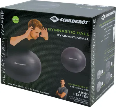 Produktbild von SCHILDKRÖT FITNESS GYMNASTIKBALL 85cm, (anthracite) KEINE FARBE KEINE FARBE 85
