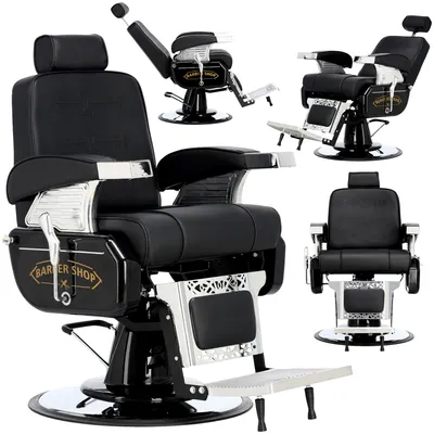 Zdjęcie produktu dla Fotel barberski Cassus fryzjerski hydrauliczny do salonu fryzjerskiego barber shop Barberking