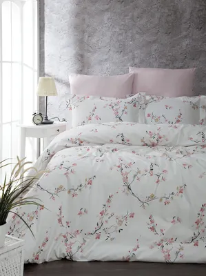 Produktbild von L'Essentiel Linge de Maison, Jasmine, Bettwäsche-Set, Weiß, 100 % BAUMWOLLE RANFORCE, 140 x 200 cm
