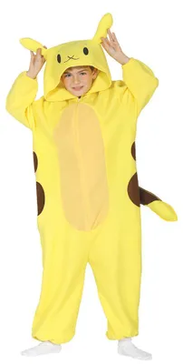 Image de costume jaune de chinchilla pour enfants, taille:98/104