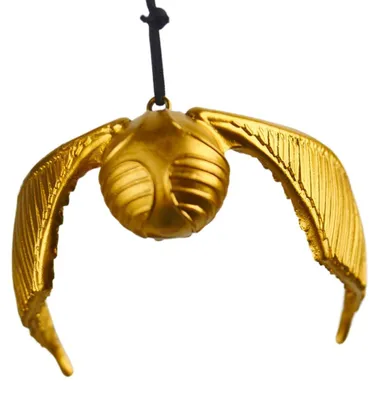 Productafbeelding van 3D Ornament Snitch 8x3x9 cm kerstornament Warner Bros