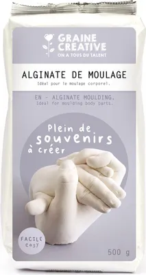 Obrázek produktu pro Graine Creative Alginatpulver Babyabdruck 500g Gipsform