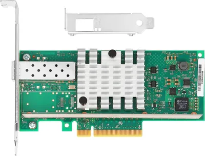 Produktbild von Elfcam - 10GbE PCIE Netzwerkkarte für Intel X520-DA1-82599EN Chip, Single SFP+ Port, 10Gbit PCI Express x8 LAN Adapter, 10Gb NIC für Windows Server, Win8, 10, Linux