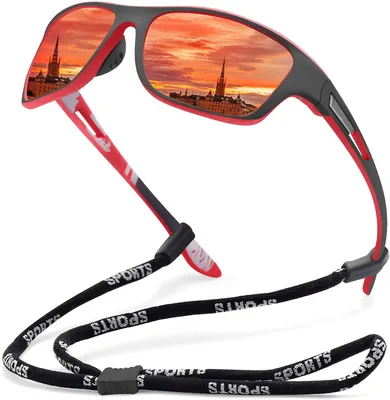 Produktbild von Sonnenbrille Polarisierte Herren Damen Outdoor Sportbrille, Schutzbrille Uni Mode Golfer/Fahren Outdoor Sport Angeln/Sport Ultraleichte Sonnenbrille