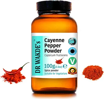 Productafbeelding van Cayennepeper (Capsicum frutescens) - 100 g | Natuurlijk, zuiver en puur | Ayurvedische kruiden | Veganistisch | Zonder toevoegingen
