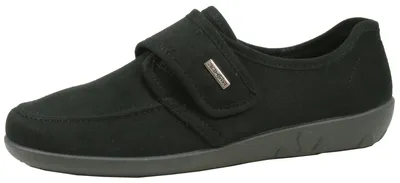 Produktbild von Rohde Damen Hausschuhe Slipper Klettverschluss trageangenehm Ballerup 2222, Größ