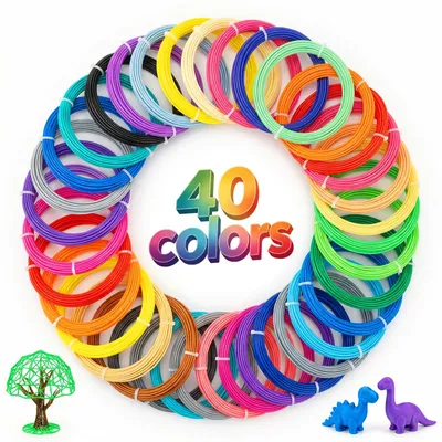 3D-Stift-Filament PCL 40 Farben 1,75 mm 200 m