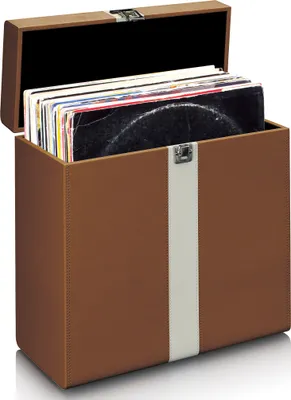 Produktbild von Lenco TTA-301BNWH - Tragekoffer für max. 30 Schallplatten