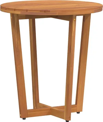 Immagine prodotto di Tavolino da giardino rotondo Ø55x60 cm in Legno Massello di Acacia