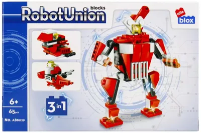 Obrázok produktu pre Konštrukčné kocky 65 prvkov, robot Alleblox, model 492913