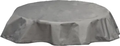 Produktbild von Tischdecke rund 160 cm wasserabweisend mit Windport hellgrau