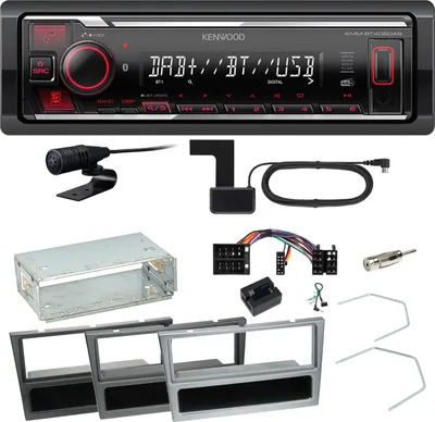 Produktbild von Kenwood KMM-BT408DAB Bluetooth Einbauset für Opel Vectra C Signum Corsa Combo