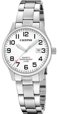 Produktbild von Calypso Damenuhr Analog aus Edelstahl 316l Silberfarben