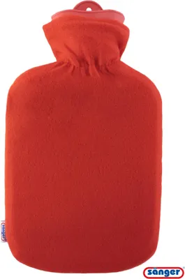 Produktbild von Sänger Wärmflasche 2,0 L mit Konturbezug Rot, Gummizug