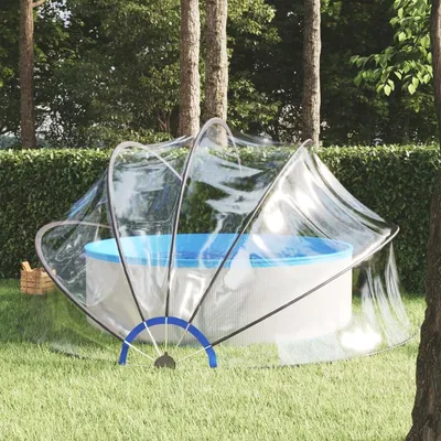 Produktbild von Runde Poolabdeckung Kuppel 440x220 cm für Aufstellpools