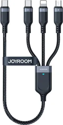 Produktbild von Multifunktions-USB-auf-USB-C 2x Lightning Micro Joyroom-Kabel S-A18