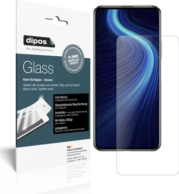 Produktbild von 1x Schutzfolie für Honor X10 5G matt - Anti-Shock 9H Folie dipos Glass Kunststoffglas
