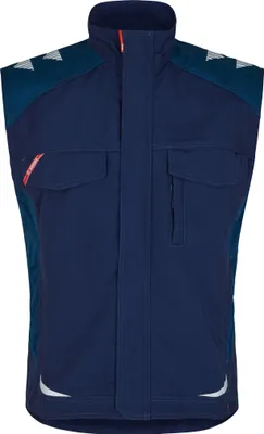 Produktbild von F. Engel Galaxy Serviceweste, Blue Ink/Dark Petrol, Gr. 4XL