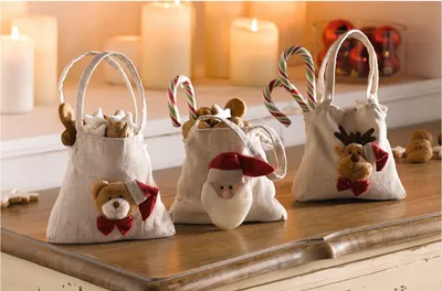 Produktbild von Geschenktäschchen Weihnachten 3-tlg. Set