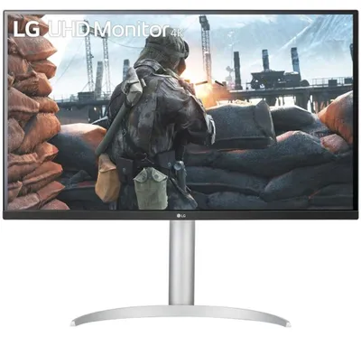 Produktbild von LG 32UP55NP-W, 80 cm (31.5"), 3840 x 2160 Pixel, 4K Ultra HD, 4 ms, Weiß