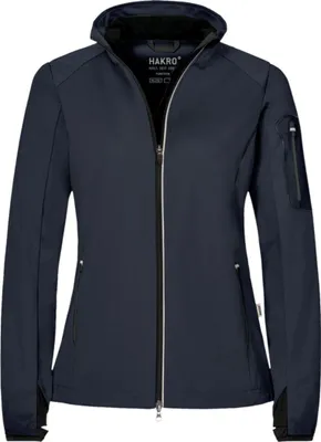 Produktbild von HAKRO Damen Light-Softshelljacke Sidney 256, tinte, 2XL