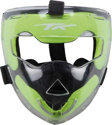 Imagen del producto de Máscara de protección para hockey Tk, color verde. Talla única