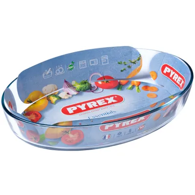 Immagine prodotto di Oven dish - PYREX - 1450038 - Oval - Borosilicate glass - 35 x 24 cm
