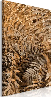 Produktbild von Vliesstoff Leinwandbild - Mysterious Fern (1 Part) Vertical 60x90 cm Blätter b-A-0706-b-a