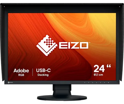 Obrázok produktu pre EIZO ColorEdge CG2400S, 61,2 cm (24.1"), 1920 x 1200 px, WUXGA, LCD, 11 ms, Čierna
