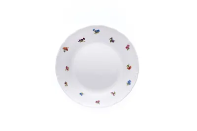 Zdjęcie produktu dla Talerz deserowy, czeska porcelana, Werona, 17 cm, kosz, G. Benedikt