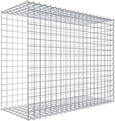 Produktbild von Anbaugabione Typ 2 100 cm x 80 cm x 40 cm (L x H x T), Maschenweite 5 cm x 5 cm, Spirale