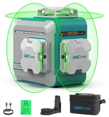 Zdjęcie produktu dla Laserowa niwelator 3D, projekcja 12 linii, samonivelacja, wysoka dokładność, niwelator laserowy z 12 liniami