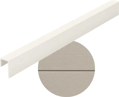 Obrázek produktu pro VOX Kerrafront FS-251 Univerzální profil Claystone 3 m, fasádní zakončovací panel, příslušenství, bezúdržbový, odolný proti povětrnostním vlivům, technologie Kerracore