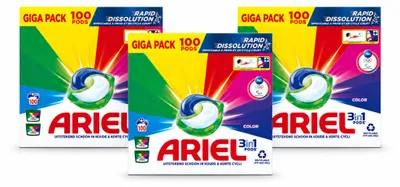 Produktbild von 3 x Ariel 3in1 Pods Color Waschmittel - Vorteilspackung - 3 Stücke