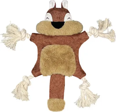 Produktbild von Haustierspielzeug, bissfest, interaktives Quietschspielzeug für Hunde, Cartoon-Tierform, Plüsch, Kauspielzeug für Hunde, Heimtierbedarf